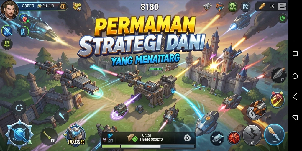 Tangkapan layar gameplay 8180 menampilkan aksi strategi mendebarkan.