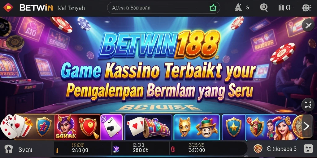 Tampilan menarik dari BETWIN188 saat bermain Kasino.