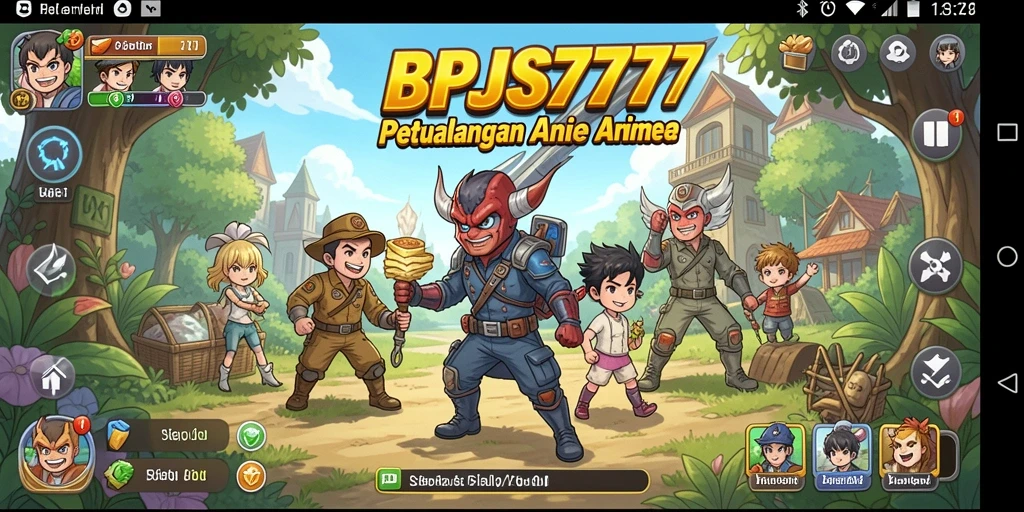 Tampilan gameplay mendebarkan dari BPJS777 yang penuh aksi dan petualangan Anime.