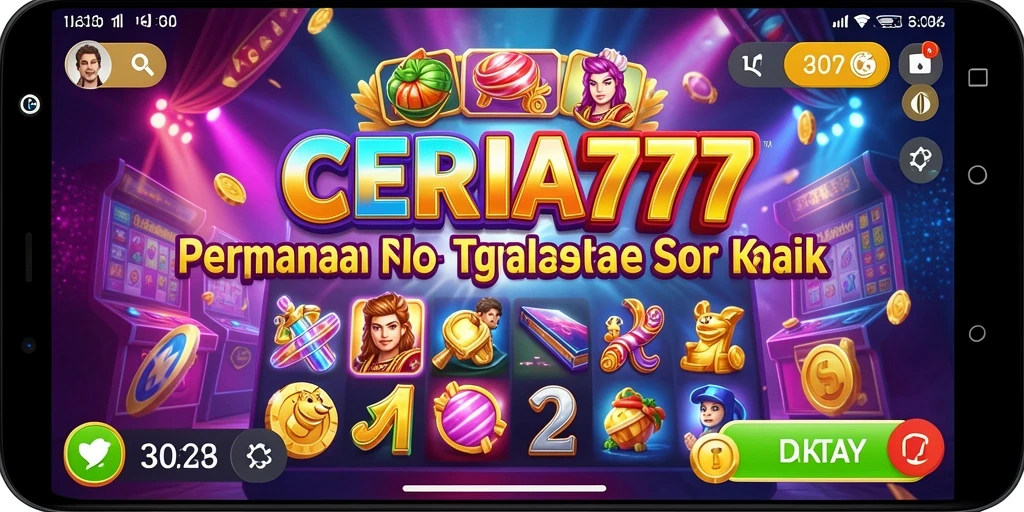 Tampilan gameplay CERIA777 yang menawan dan interaktif.