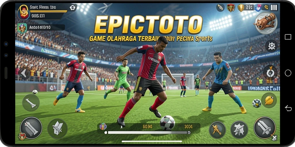 Tampilan menarik dan seru dari gameplay EPICTOTO.