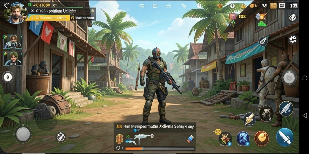 Tampilan interface GT108 yang intuitif dan mudah digunakan.