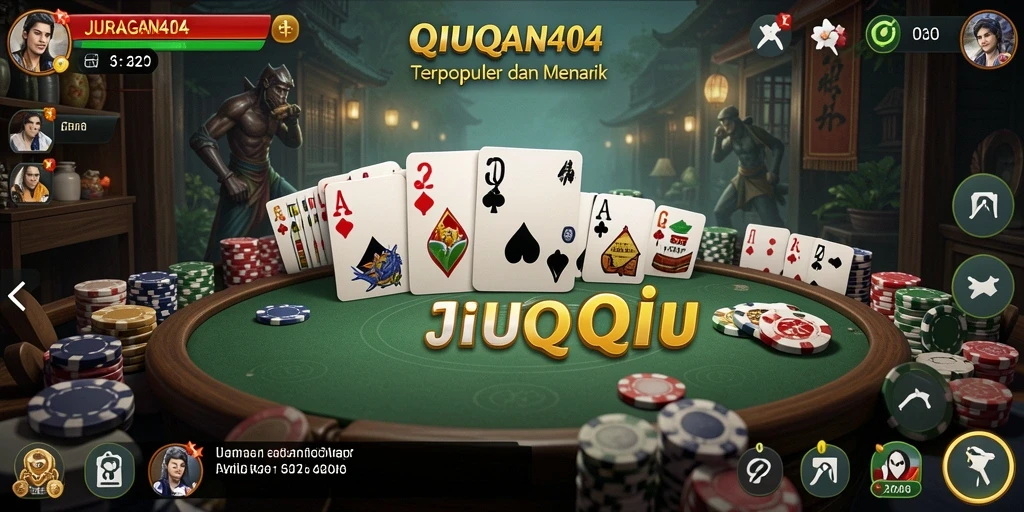 Screenshot gameplay QiuQiu yang menarik di JURAGAN404.