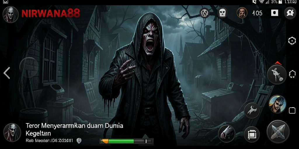 Screenshot gameplay NIRWANA88 yang menegangkan dan menyeramkan.