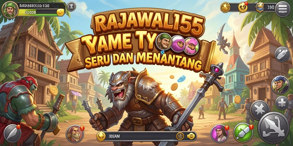 Tampilan gameplay menantang dari RAJAWALI55 yang mengasyikkan.