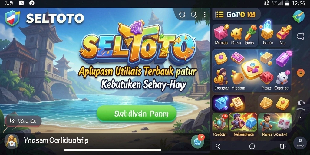 Screenshot utama SELTOTO menampilkan antarmuka pengguna yang bersih dan mudah digunakan.