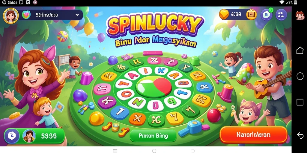 Gameplay menegangkan dan interaktif dalam SPINLUCKY Bingo.