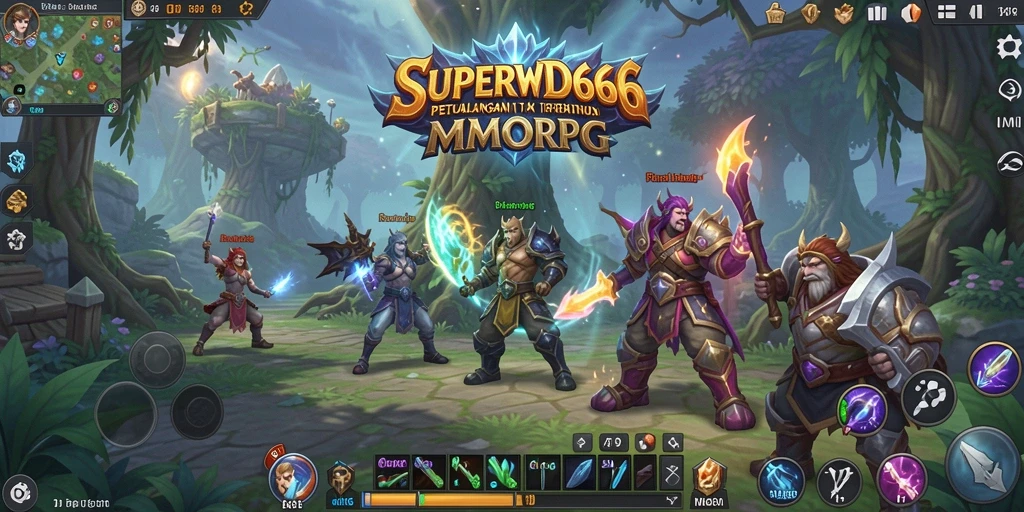 Tampilan gameplay <strong>SUPERWD666</strong> yang memukau dalam pertempuran epik.