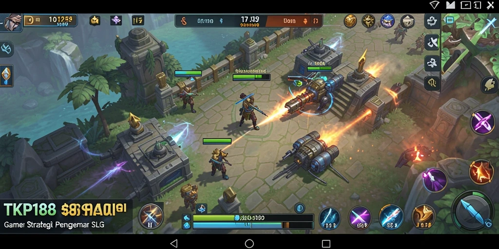 Screenshot gameplay TKP188 menampilkan aksi strategi dan aliansi.