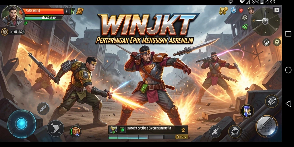 Gameplay <strong>WINJKT</strong> yang penuh aksi dan seru.